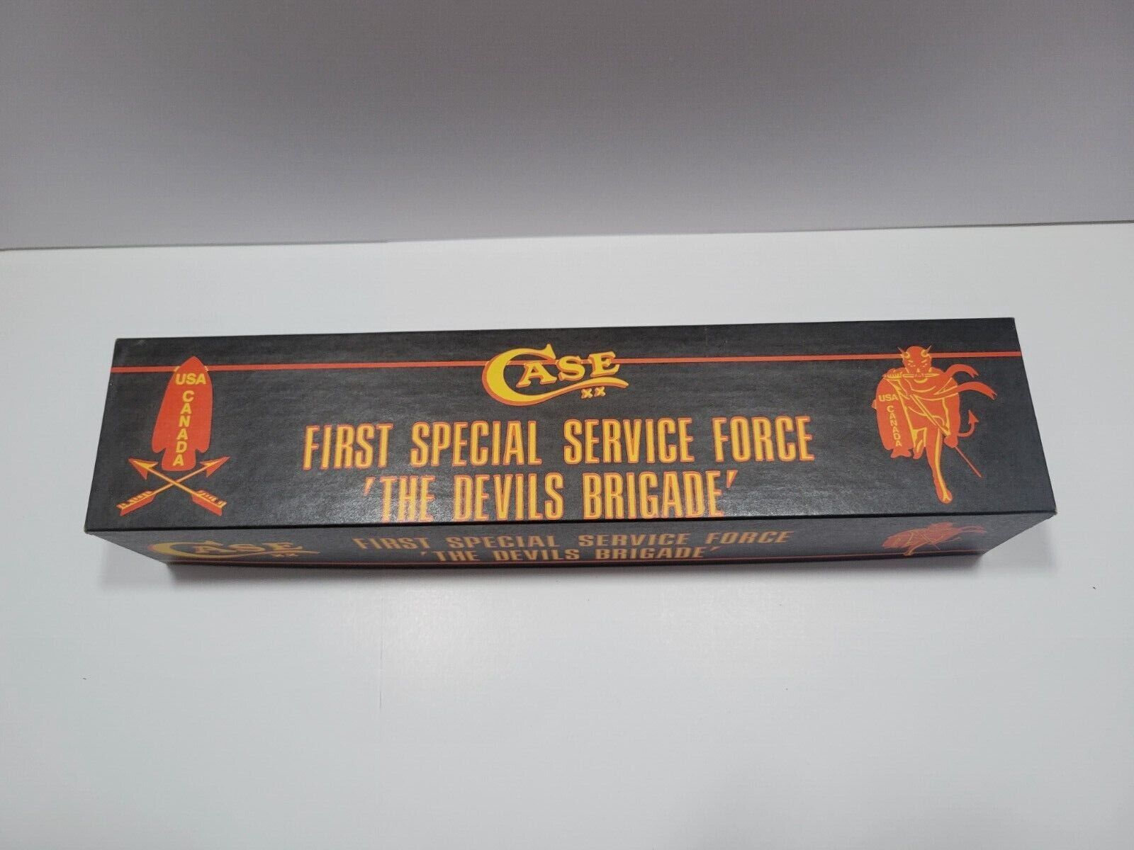 Case V-42 First Special Service Force -The Devils Brigade Stiletto Knife New COA