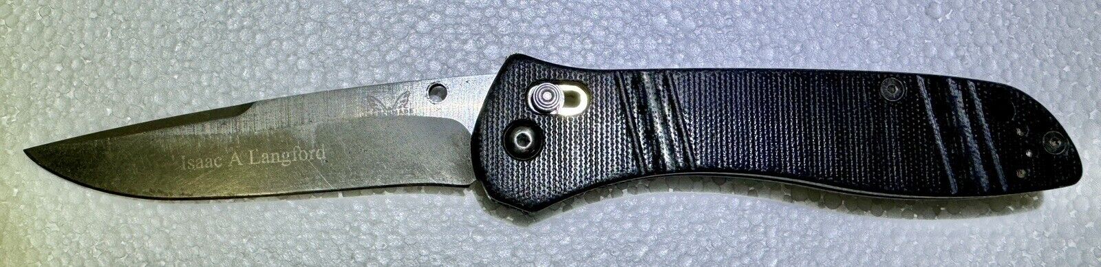 Benchmade McHenry & Williams 710 G10 Axis Lock w/ D2 3.9
