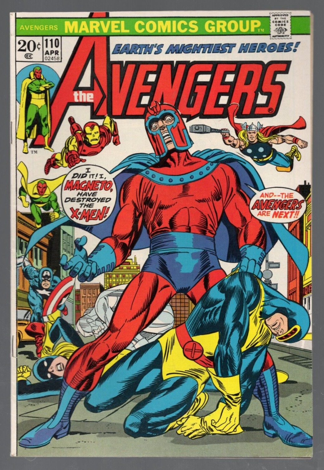 Avengers #110 Marvel 1973 NM- 9.2