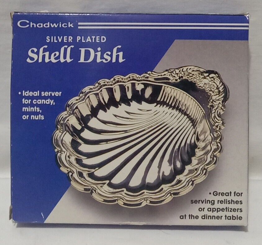 Chadwick Silver Plated Shell Dish -Candy And Nuts-