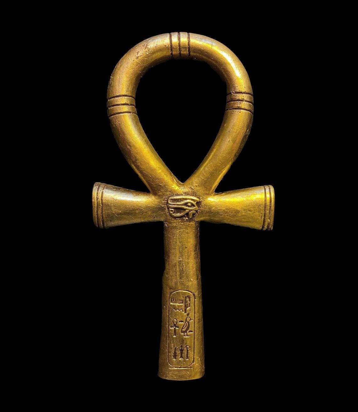 UNIQUE ANTIQUE ANCIENT EGYPTIAN Ankh Key of Life Symbol Eye of Horus Handmade