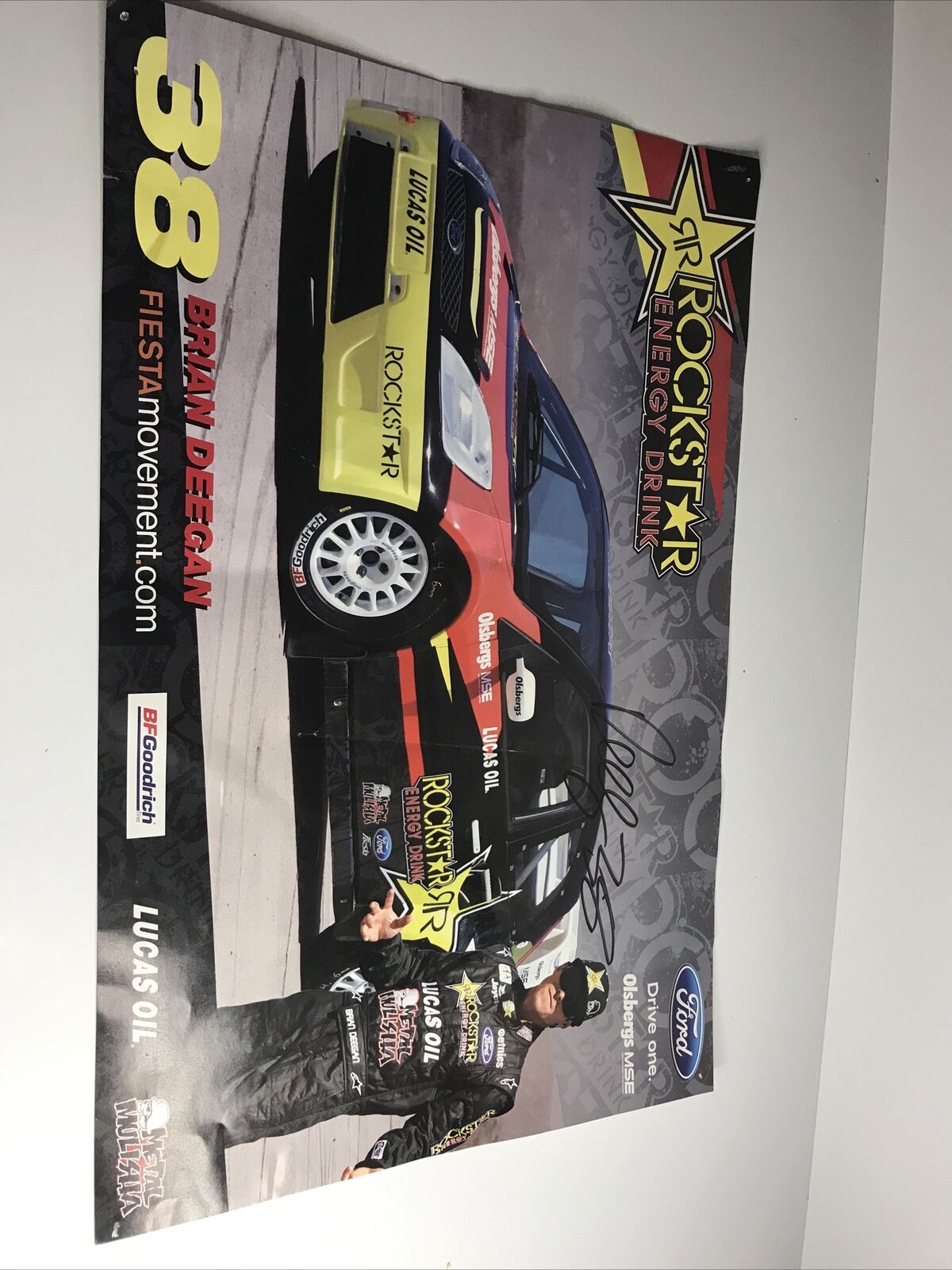 Brian Deegan Autographed X-games In Los Angeles Poster 