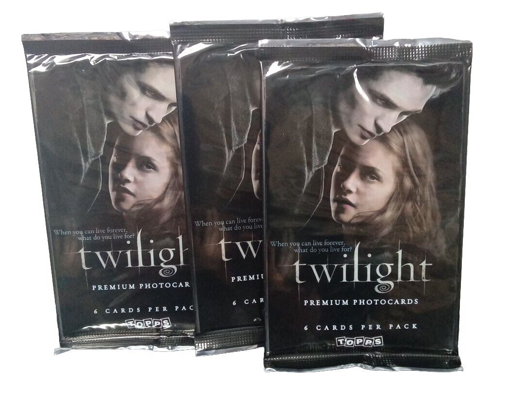 Topps twilight premium photo cards 3 Packs