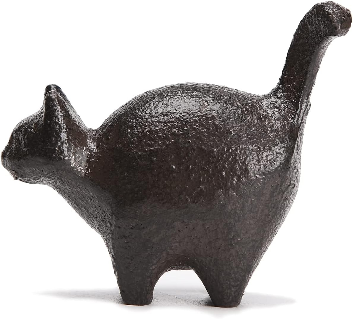 Cast Iron 2'' Cat Statue Paper Weights Cute Animal Figurine Desk Office Home Dec
