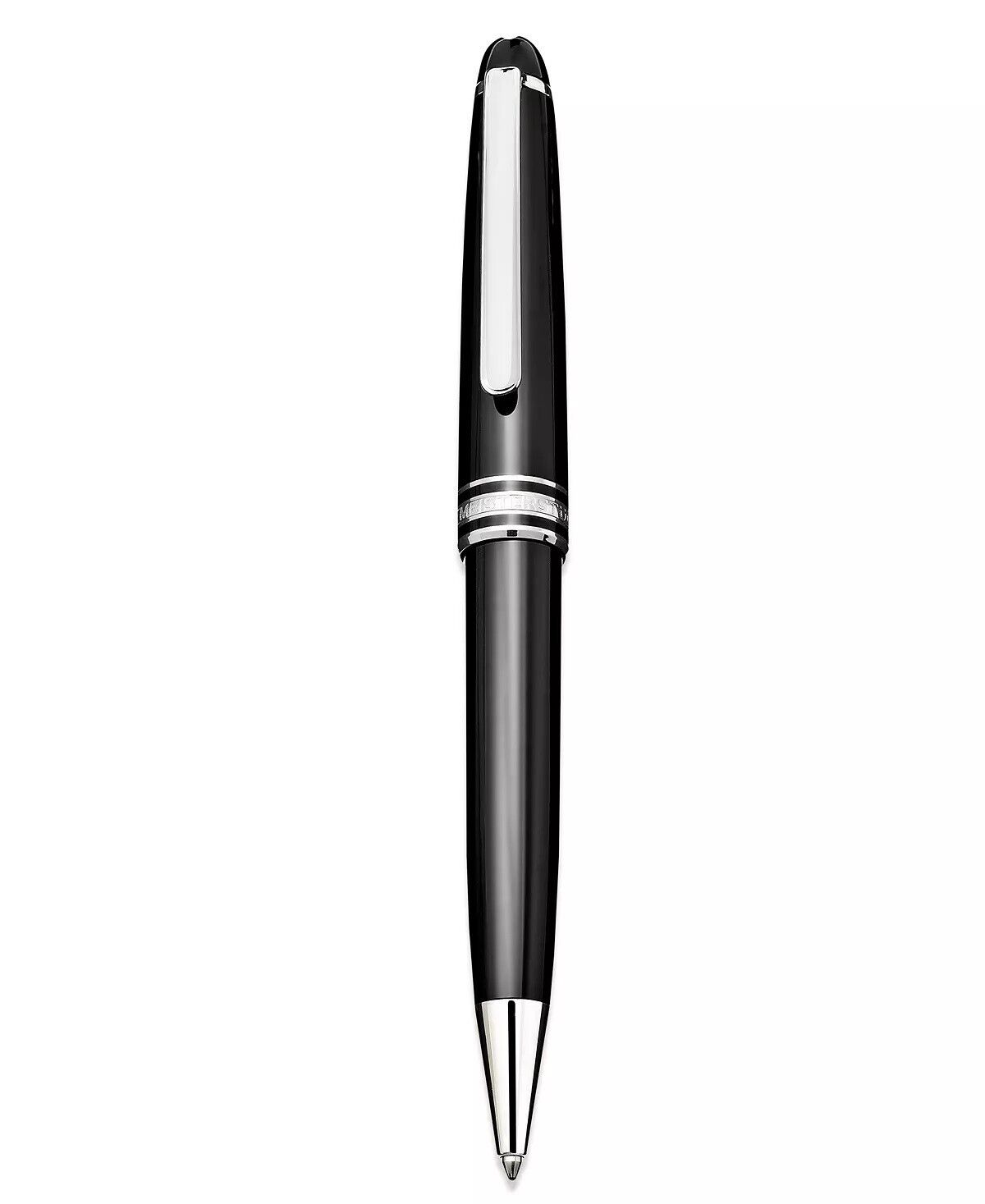 New Montblanc Meisterstuck Platinum  Black Classique  Ballpoint Pen Gift 4 Men
