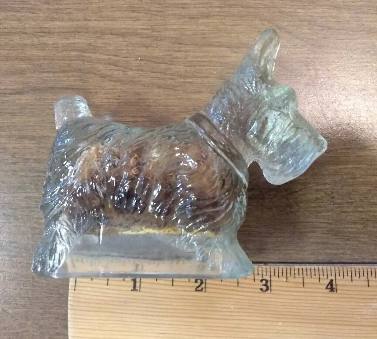 Jeanette Glass Scottie Dog Vintage Candy Container (see Pics)