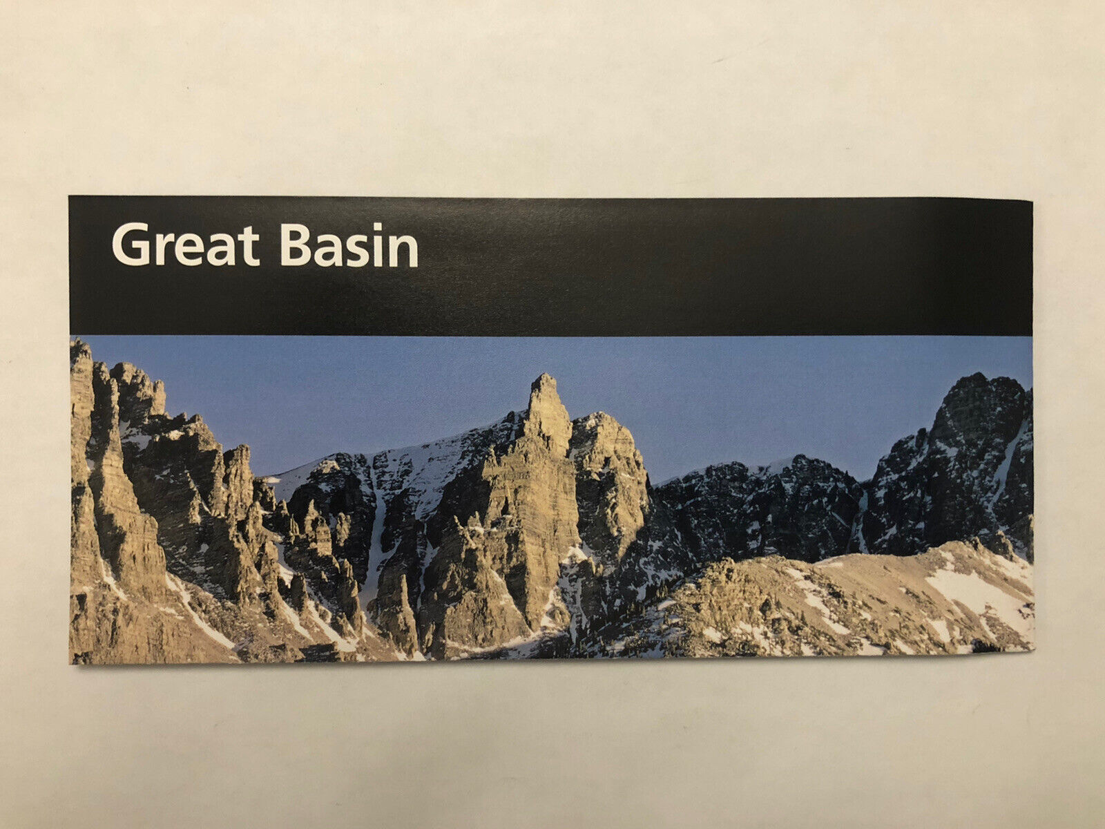 Great Basin National Park Unigrid Brochure Map NPS Newest Version Nevada