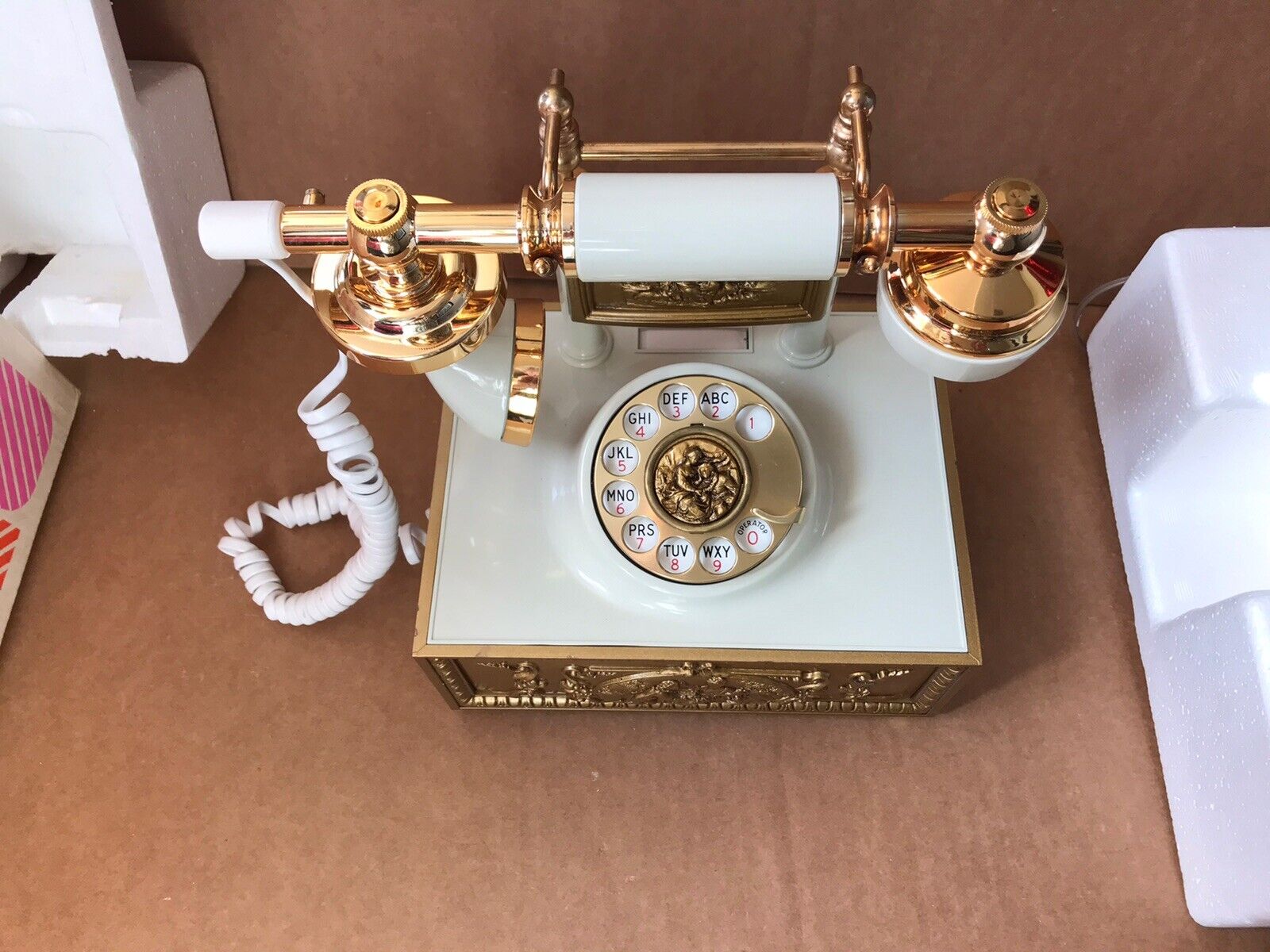 Rotary Table Phone Vintage NOS French Style Victorian