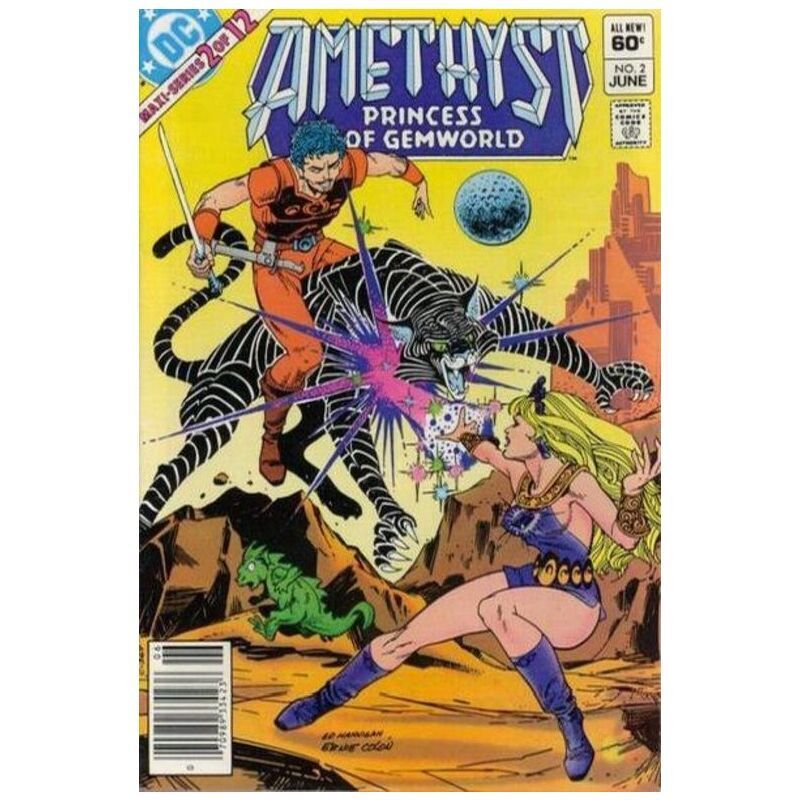Amethyst: Princess of Gemworld #2 Newsstand in NM minus condition. DC comics [v/