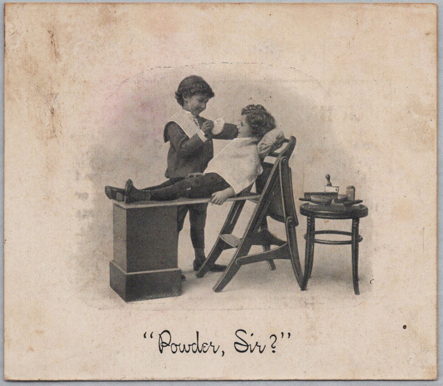 1903 RARE Johnson & Jonhson Baby Powder Advertising Card