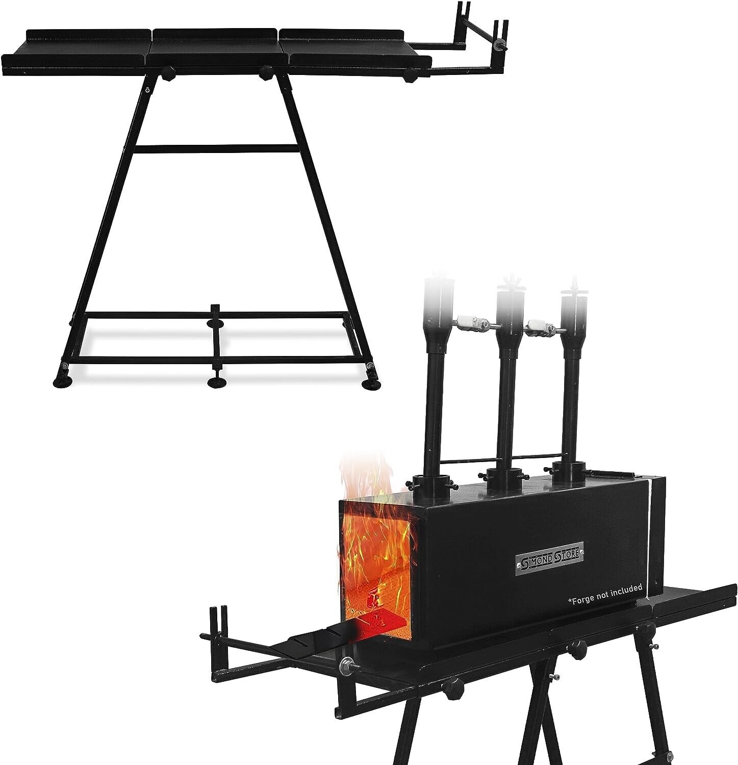 Blacksmith Forge kit Stand - Compatible to All Single ,Double&Three Burner Forge