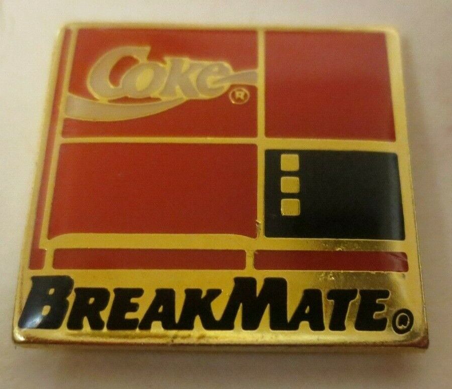 Coca-Cola Breakmate Promotional Lapel Pin for The Single Serve Machine