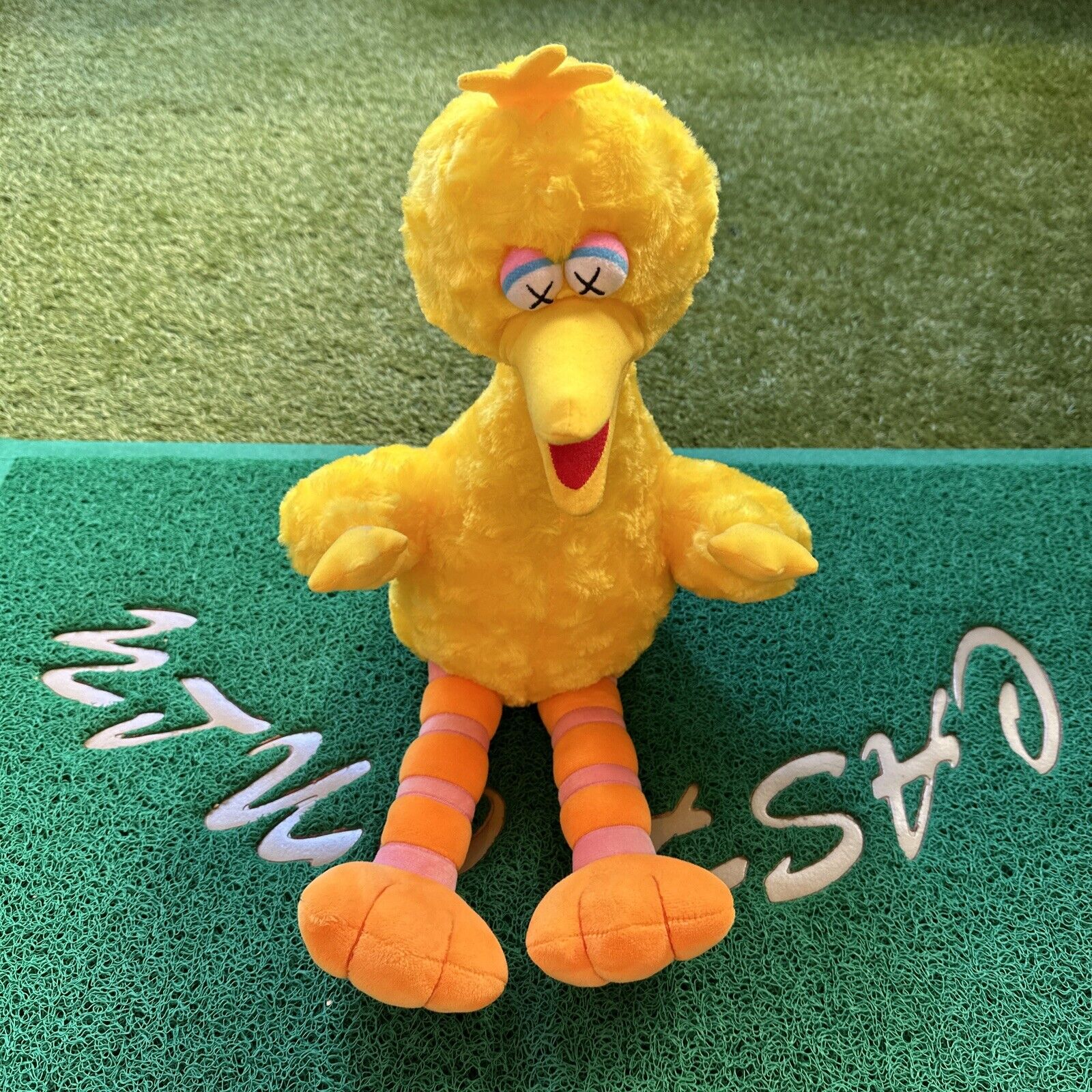 Kaws x Sesame Street - Big Bird with tags