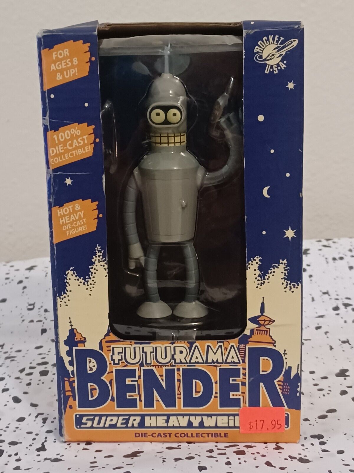 RARE Futurama Bender Die Cast Gray 5\