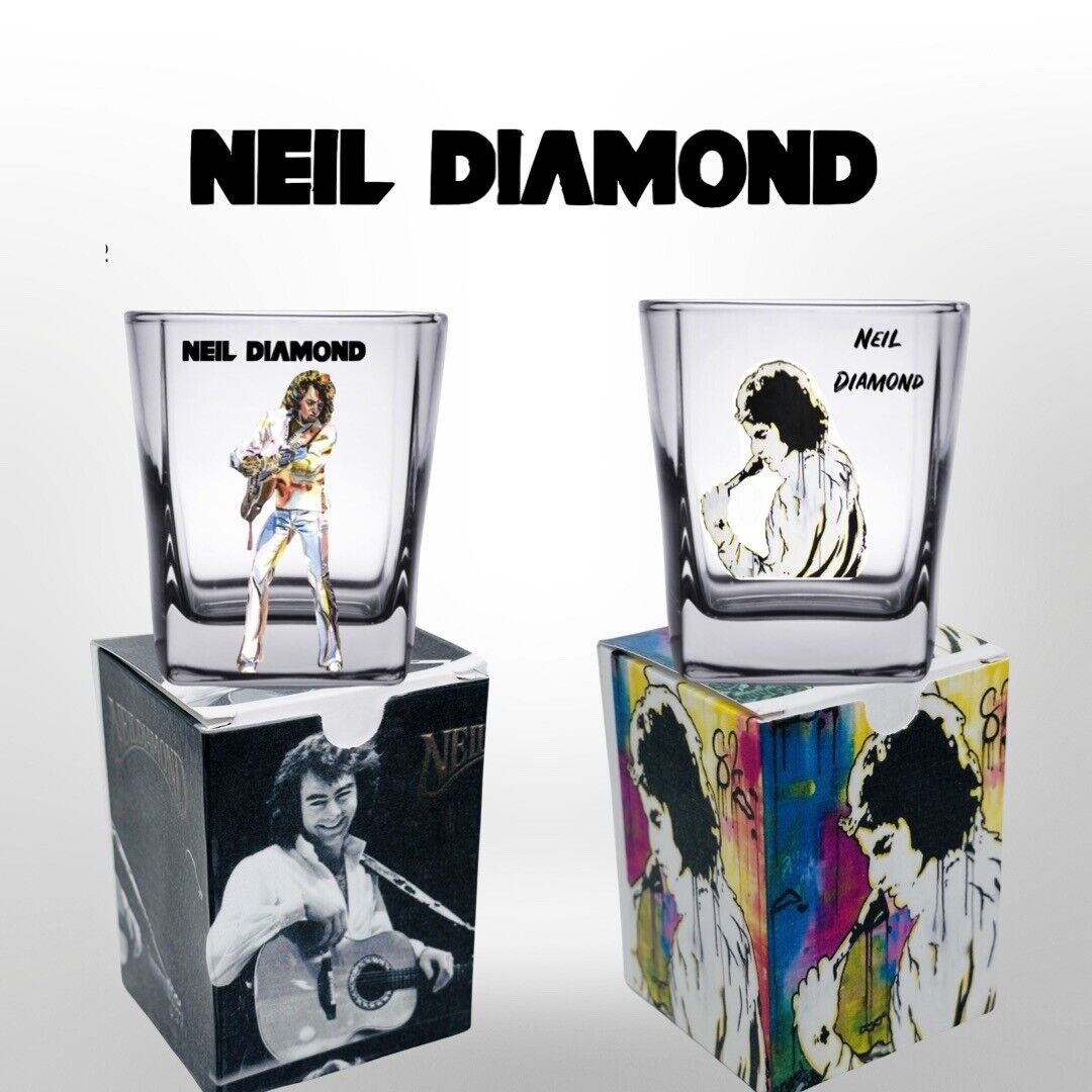 Neil Diamond Shot Glass/Gift Box Set Of 2