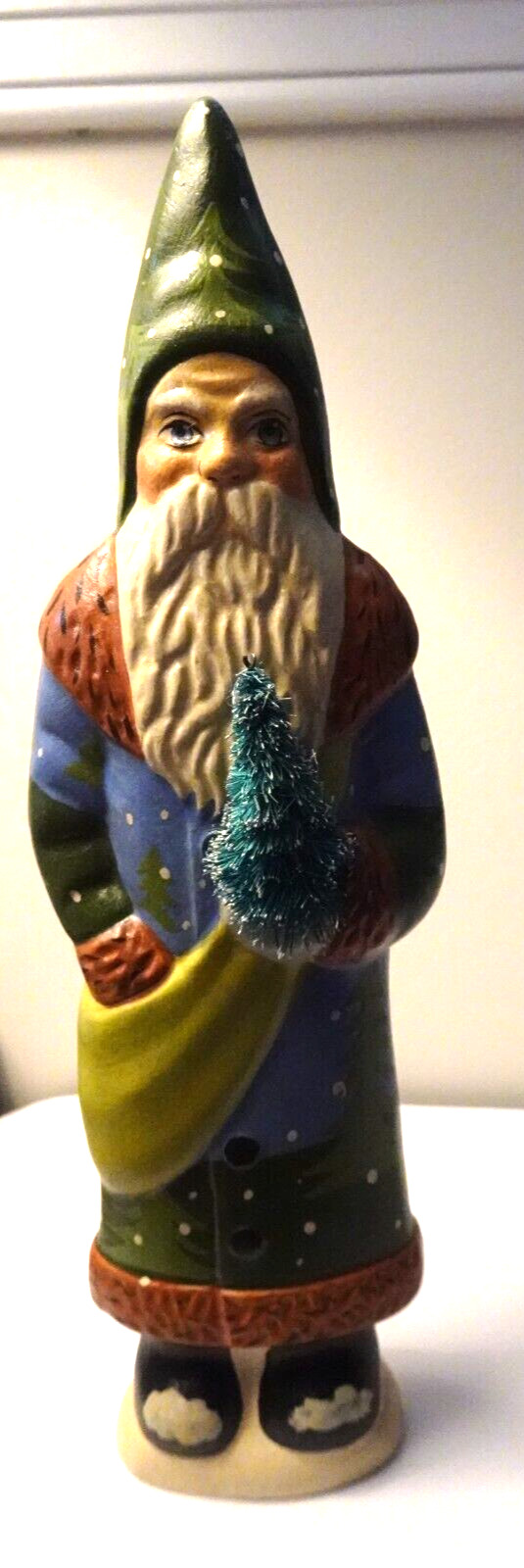 RARE Judi Vaillancourt Folk Art Figurine VFA 2002-37 Father Christmas #123 / 187