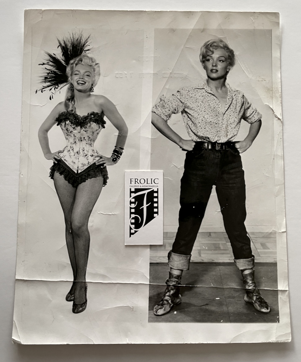 MARILYN MONROE 1956 Original Composite Photo MM Return To Hollywood Tribune RARE
