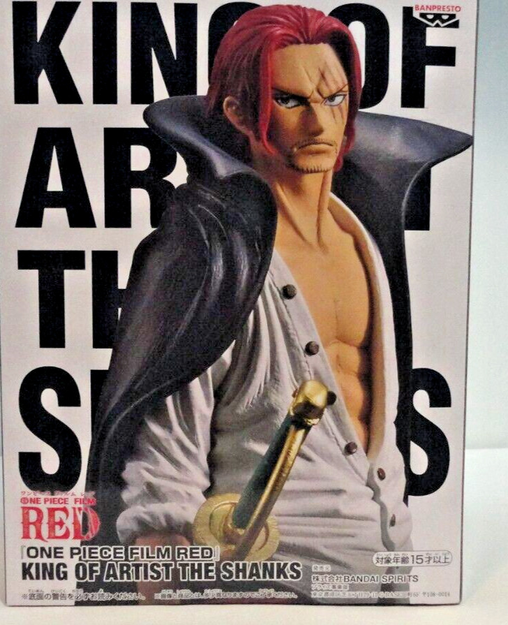 One Piece Film Red/King Of Artist The Shanks Figurine/Bandai From Japan