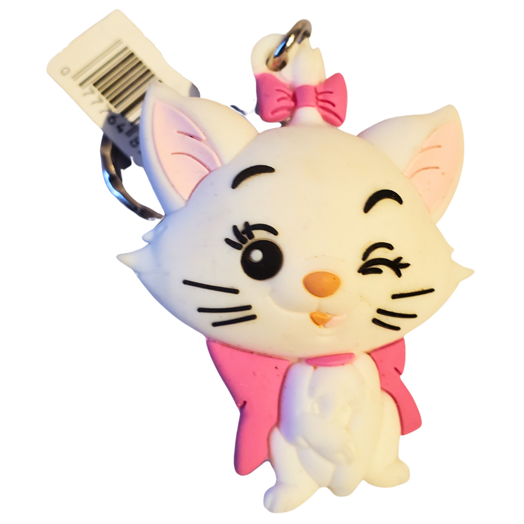 Disney Cats Keychain  Monogram  Figural- Open, No Pack, Never Used - Your Choice