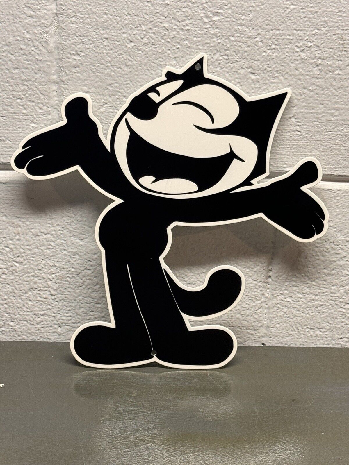 FELIX The Cat Thick Metal Sign Tv Show Cartoon Character Animation Gas Oil
