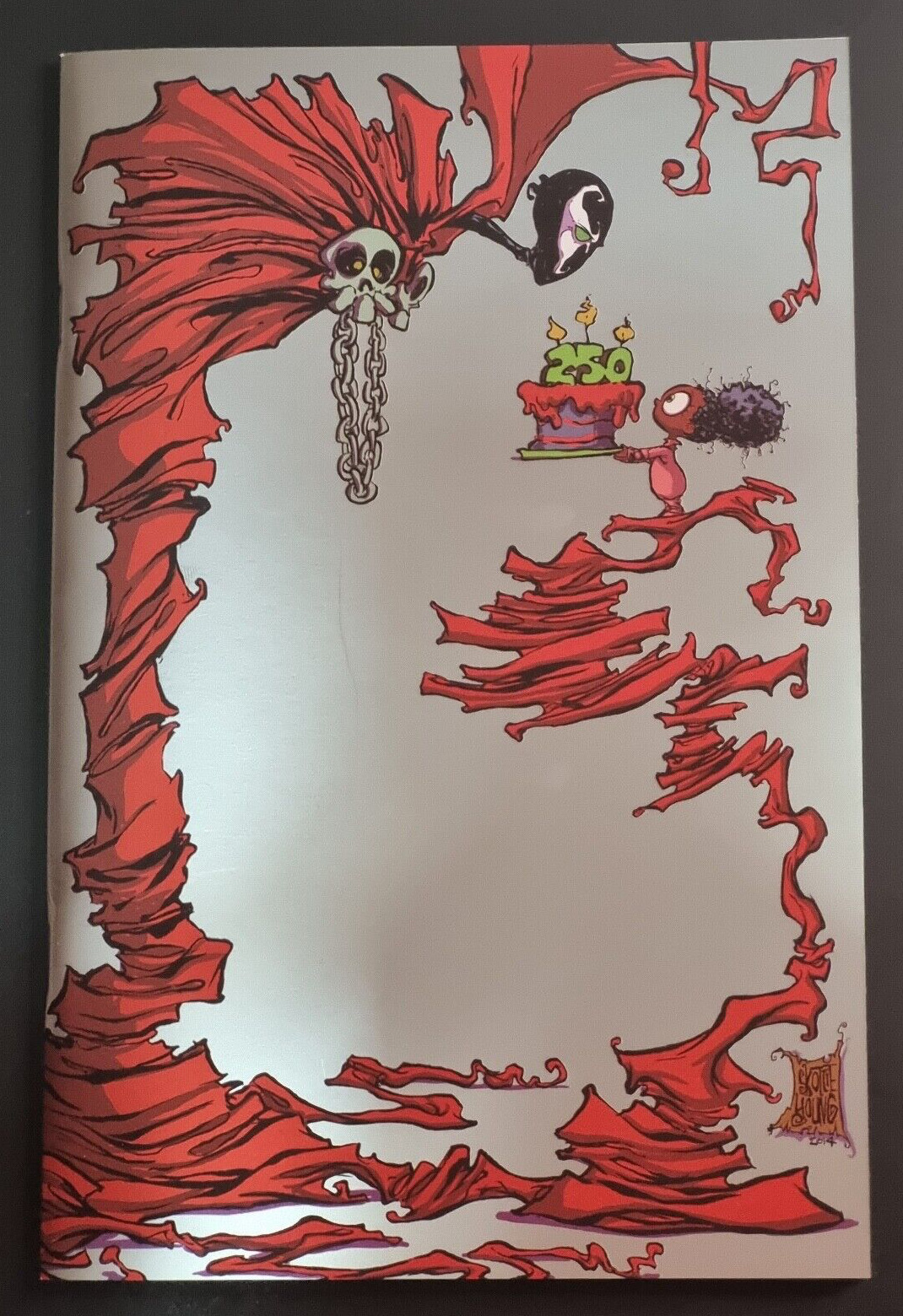 Spawn #250 Skottie Young Variant Mexican Foil Edition NM