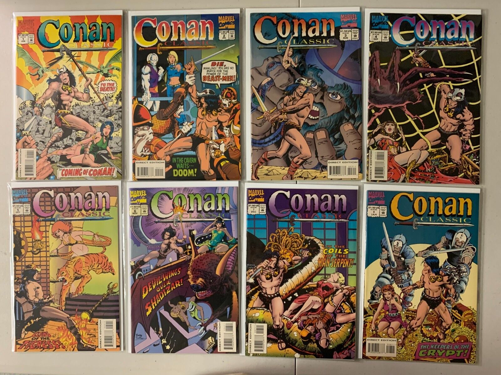 Conan Classic set #1-11 11 diff 6.0 (1994-95)