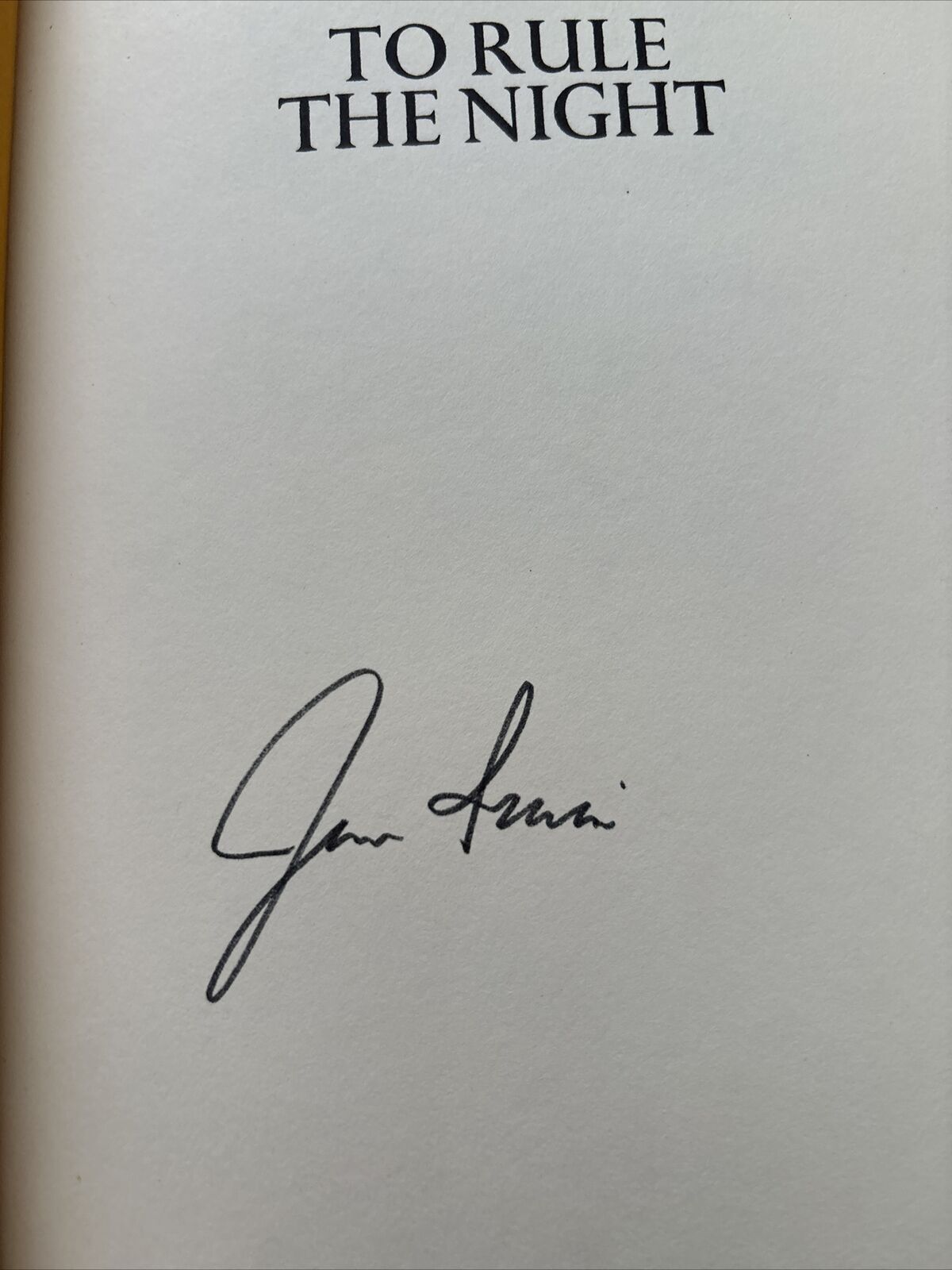 JIM IRWIN APOLLO 15 ASTRONAUT SIGNED Autograph TO RULE THE NIGHT BOOK 1st Editio