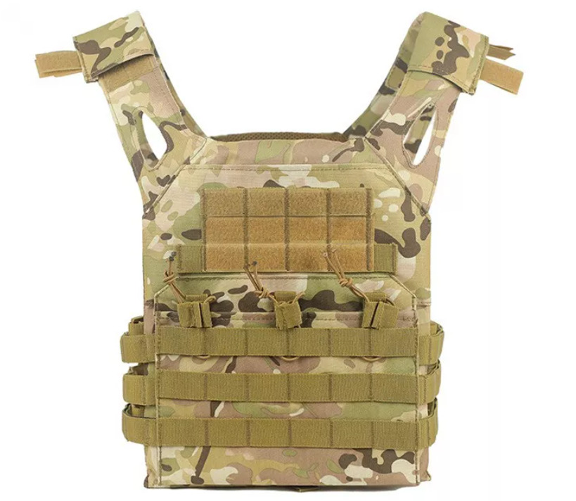 QTY of 5 OCP Light Tactical Plate Carrier Vests - Multicam