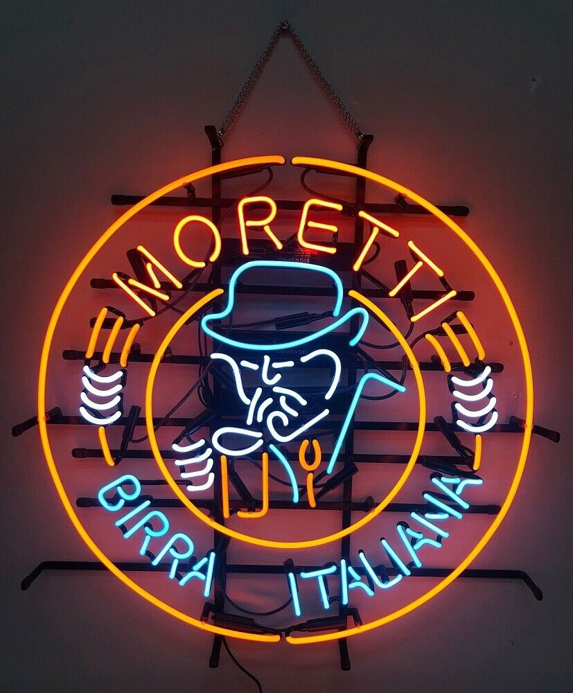 Birra Moretti Brewing Beer Neon Light Sign 24\