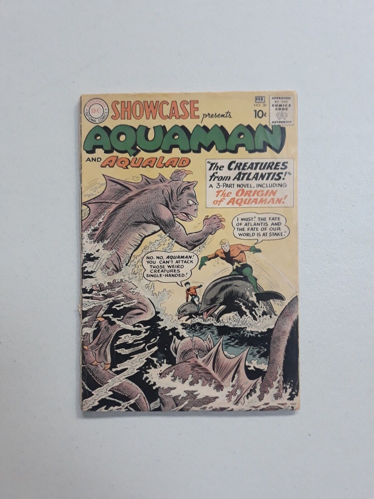 Showcase 30 DC Comics 1961 Silver Age Aquaman 