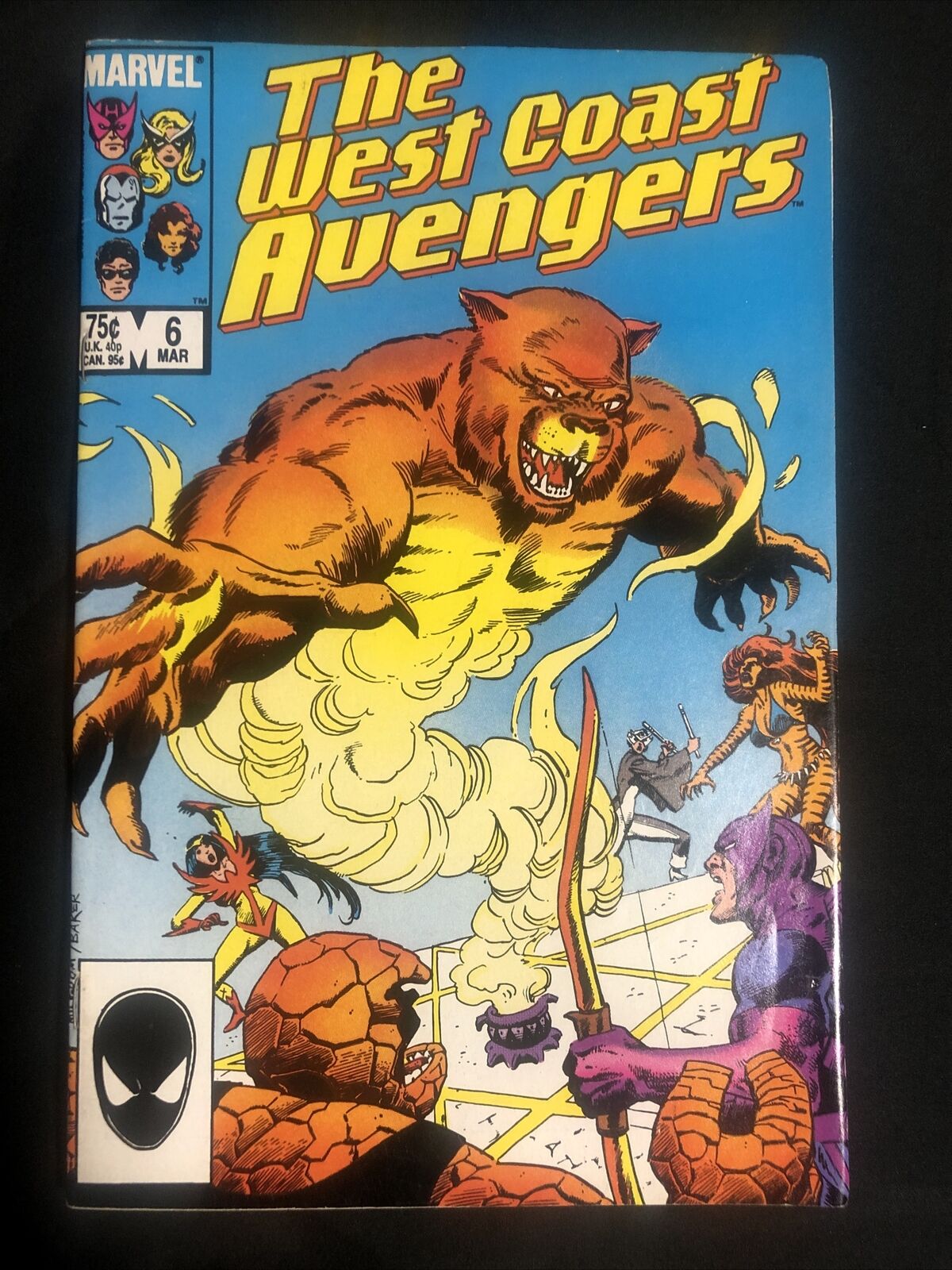 The West Coast Avengers (1985 series) #6 Marvel comics
