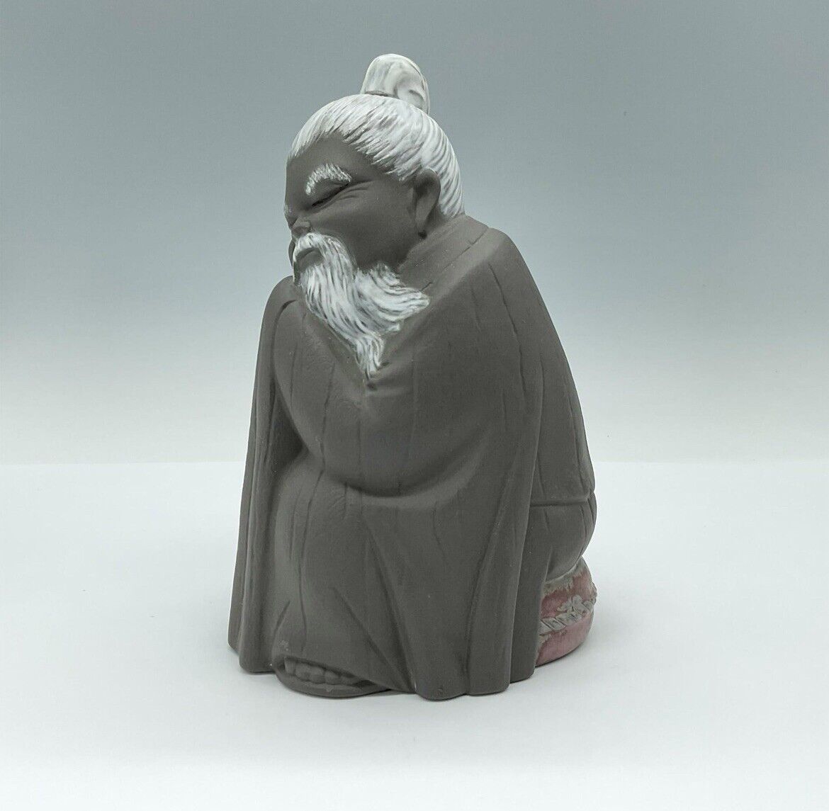 Lladro Porcelain Figurine ~ Chinese Old Man w/Long Hair ~ Retired 2057