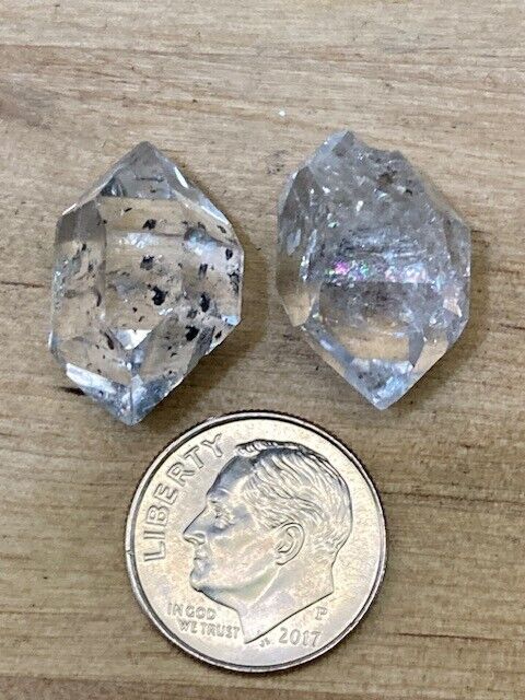 #565 Natural Quartz Crystal pieces from Fonda, NY (aka Herkimer Diamond)