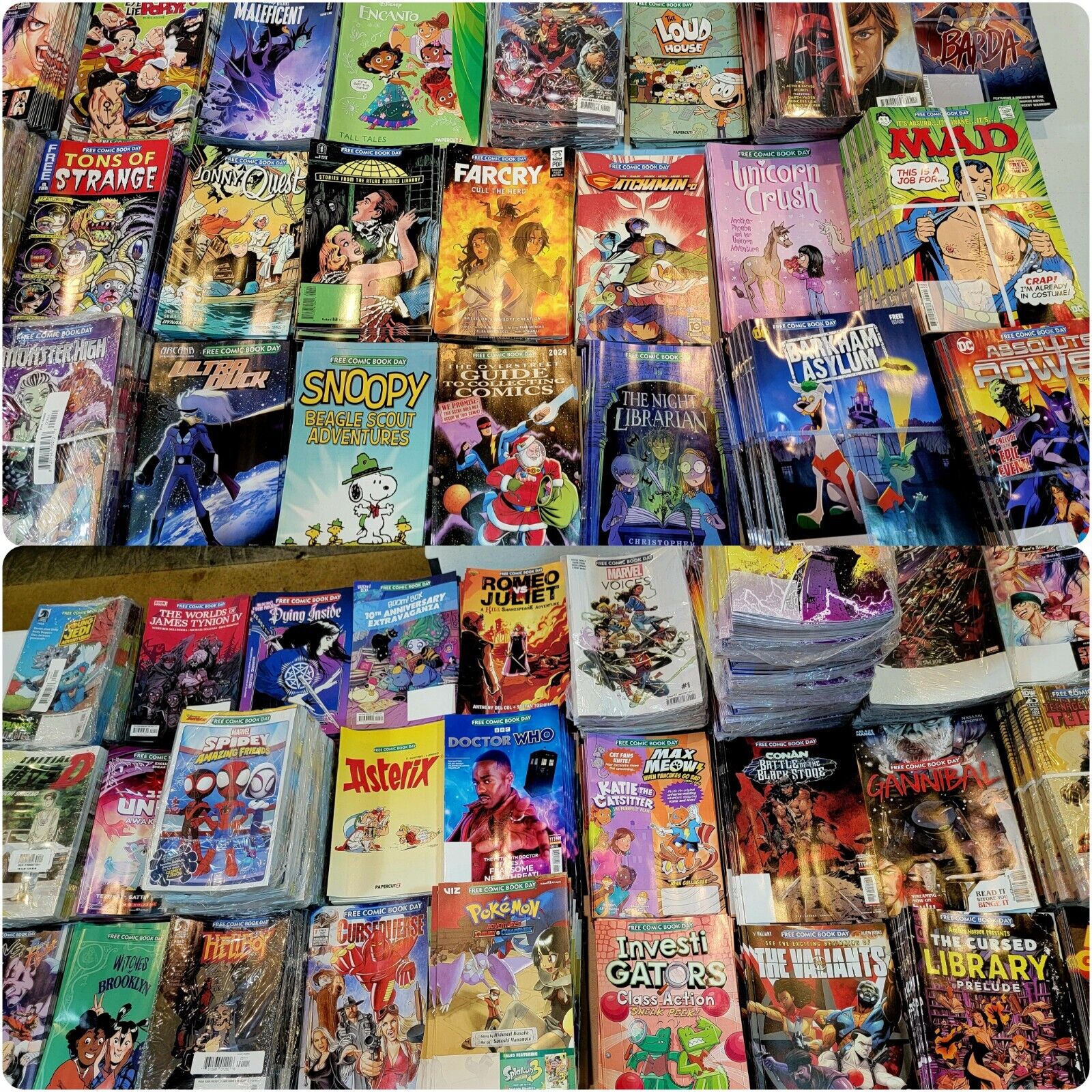 Free Comic Book Day 2024 Complete Full Set (48 Books) FCBD Unstamped