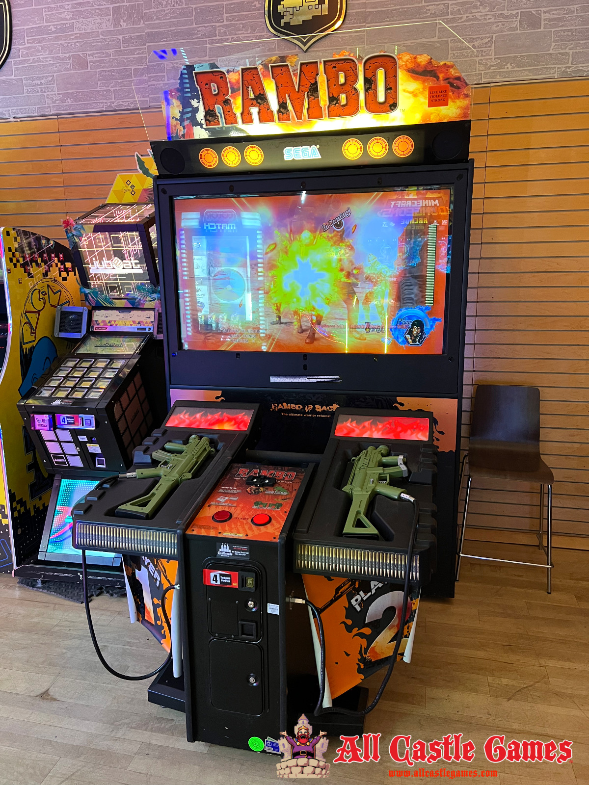 Rambo Deluxe Arcade game from SEGA