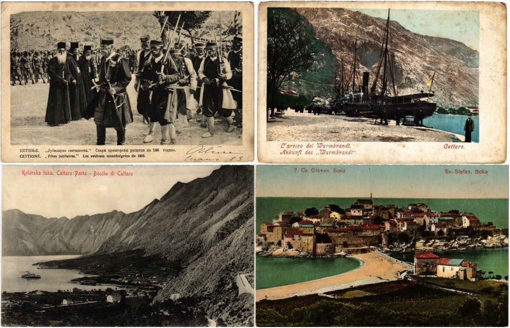 MONTENEGRO, BALKAN 48 Vintage Postcards Mostly Pre-1940 (L3295)