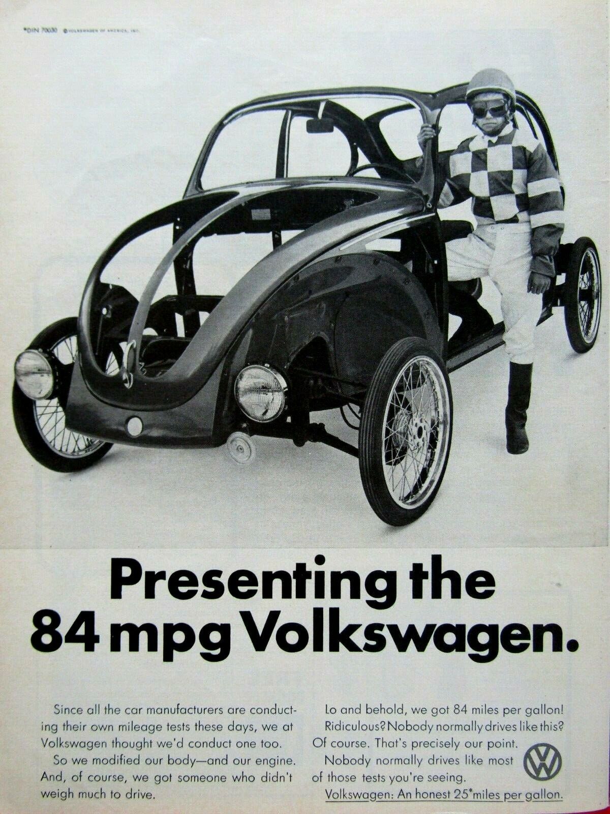 1974 Volkswagen Beetle Bug Vintage Sulky Original Print Ad 8.5 x 11\