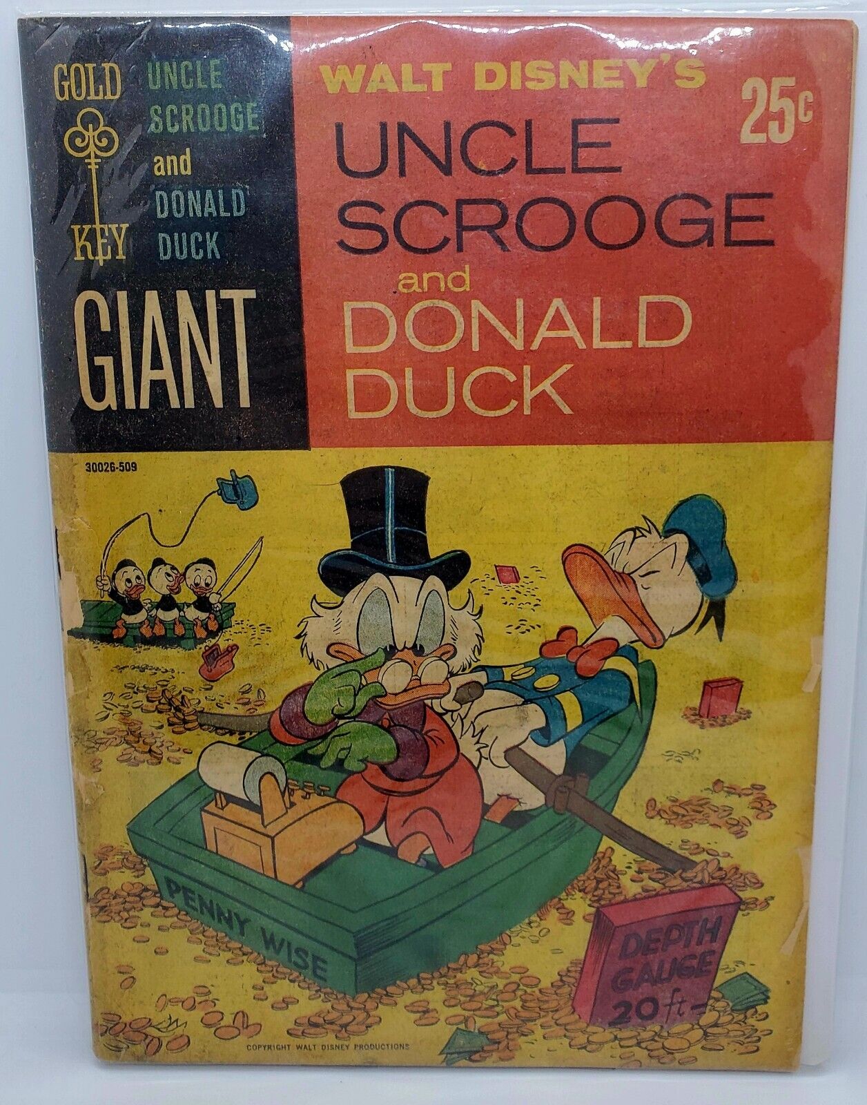 Vintage Uncle Scrooge and Donald Duck #1 Gold Key Giant Comic 1965 🔥