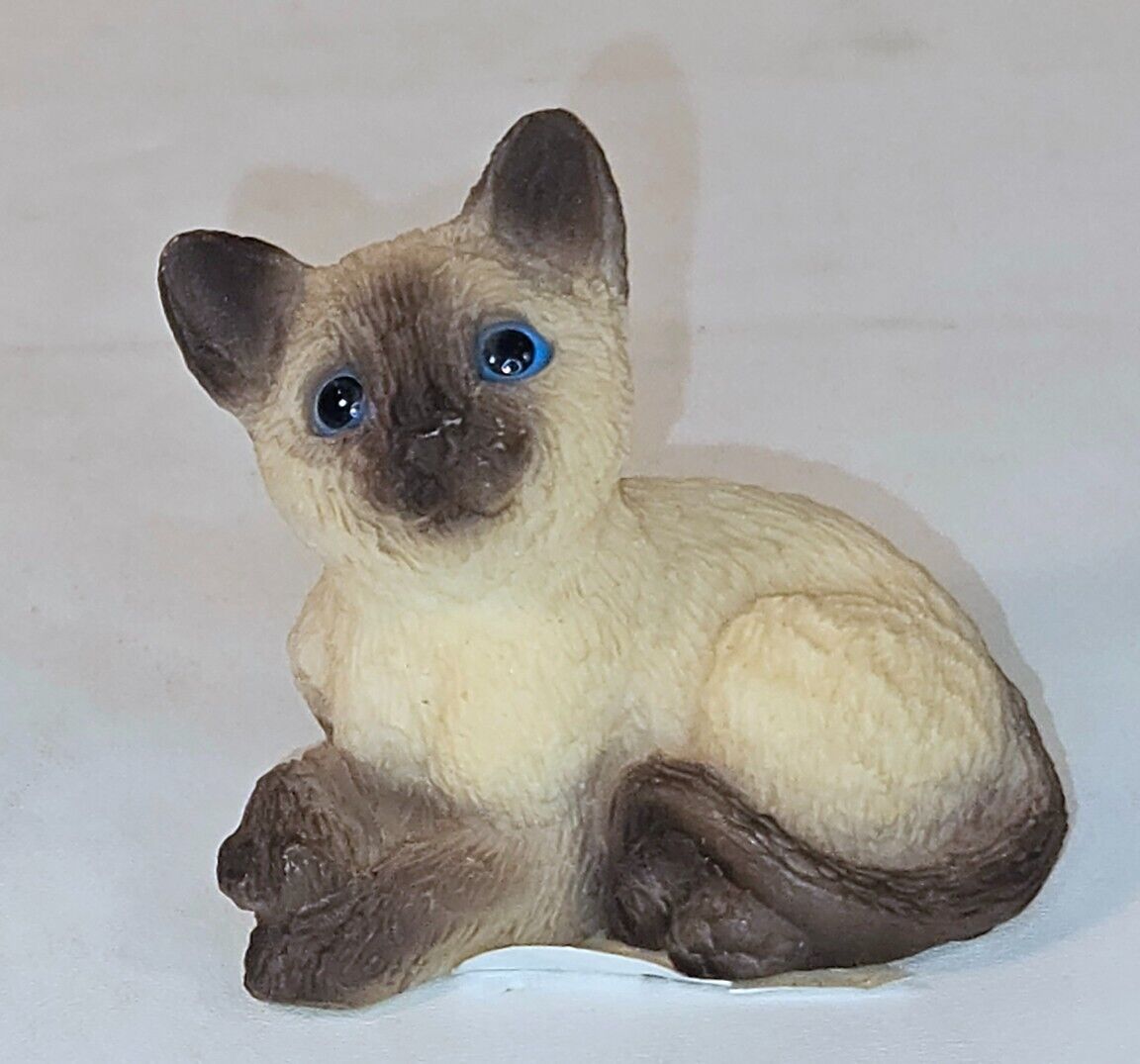 Siamese Cat Figurine Stone Critters Littles