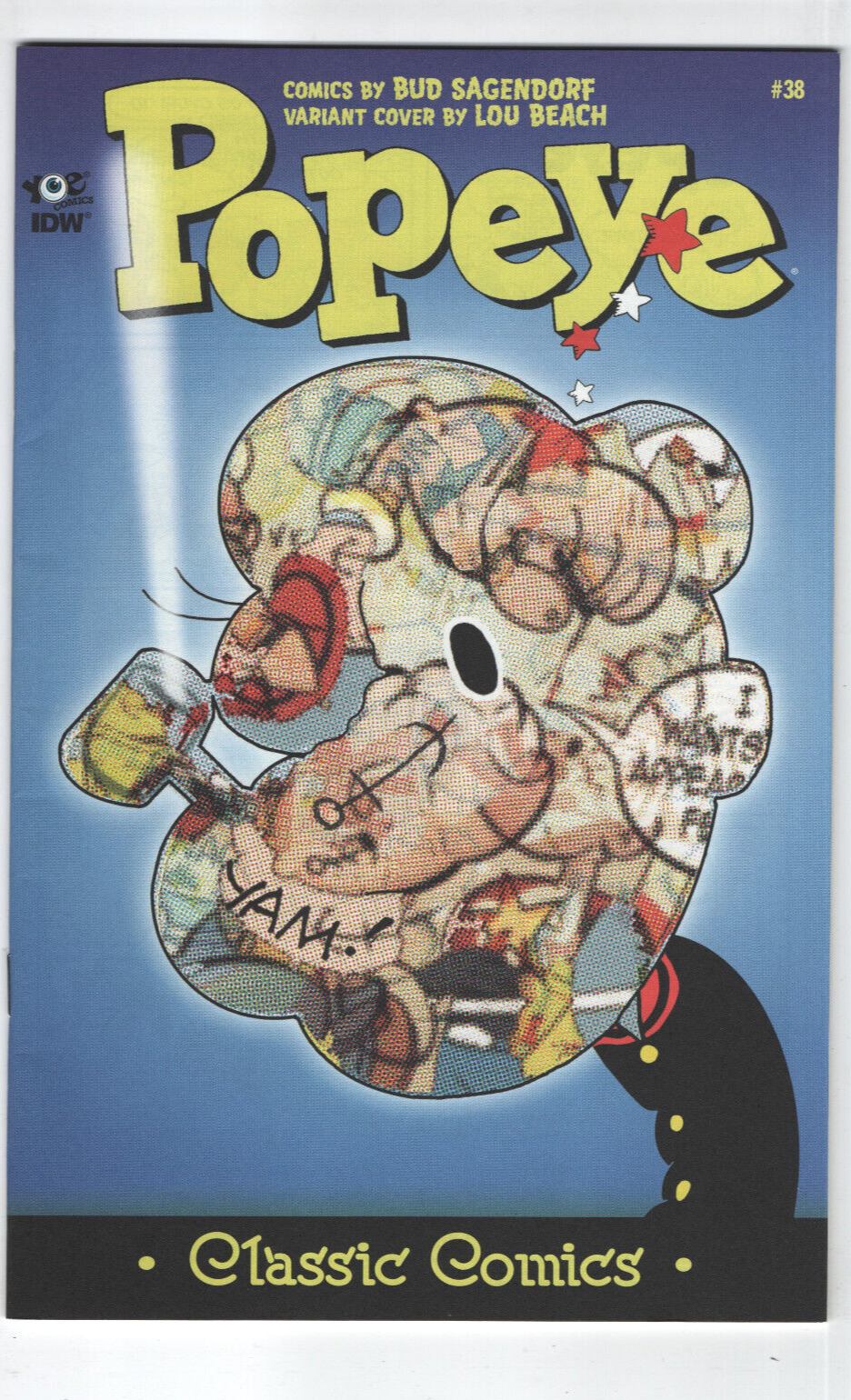 Popeye Classic #38 Retailers Incentive RI 1:10 Lou Beach Variant IDW Comicsl