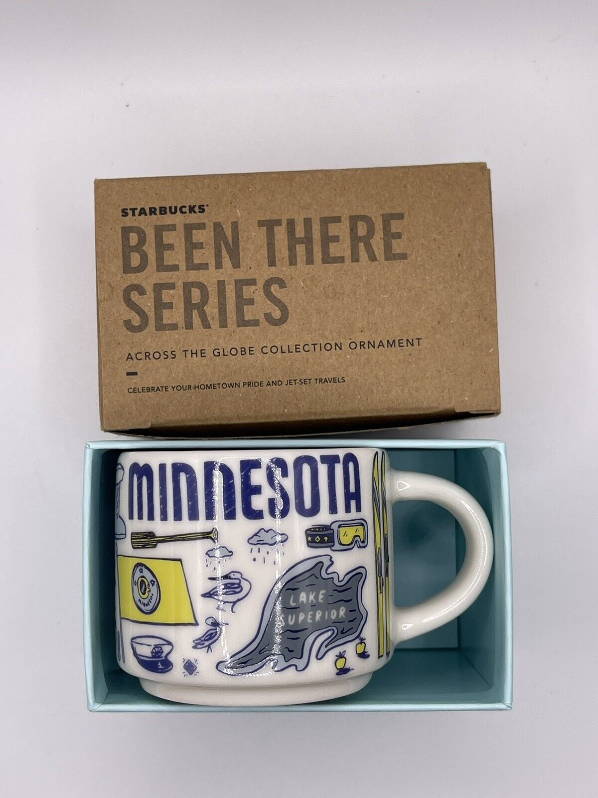 Starbucks Minnesota Demitasse Mini Mug Been There Series 2oz Cup Ornament New 