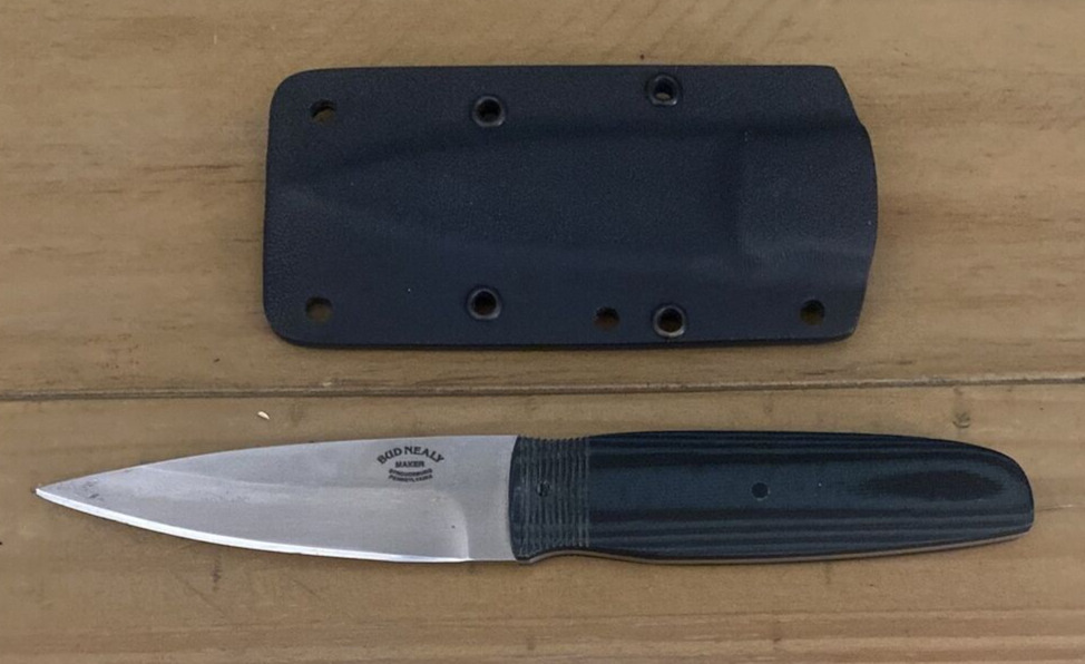 VTG Bud Nealy Custom Knife Micarta Fixed Blade 8 1/2\