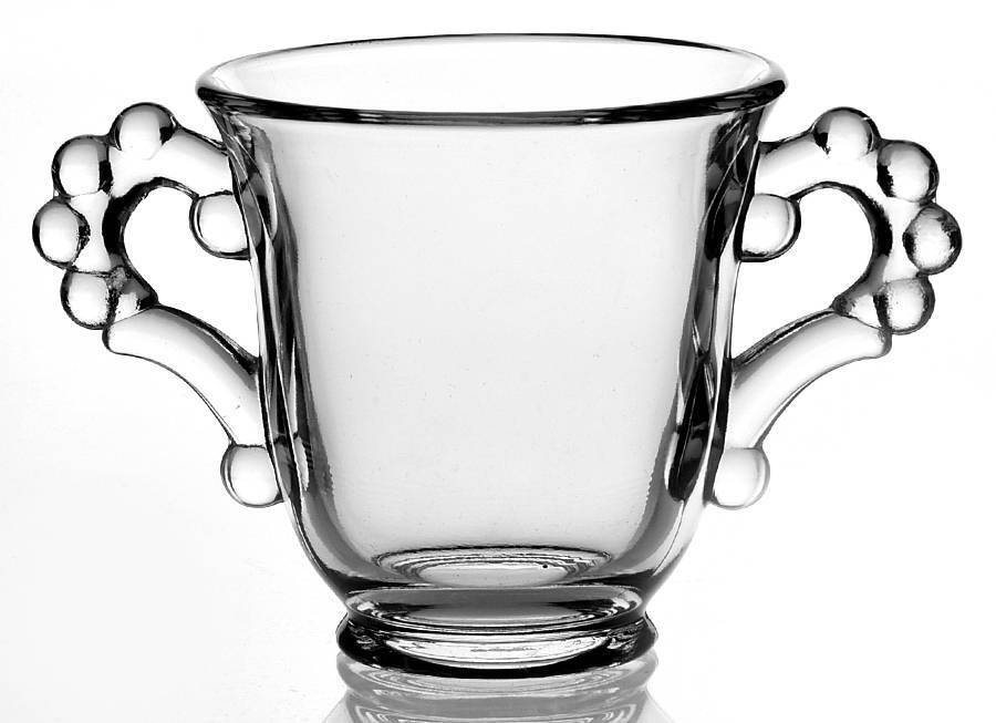 Imperial Glass-Ohio Candlewick Clear  Open Sugar Bowl 2335290
