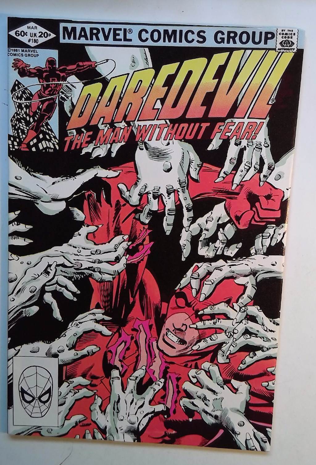 Daredevil #180 Marvel Comics (1982) VF/NM 1st Series 1st Print Comic Book