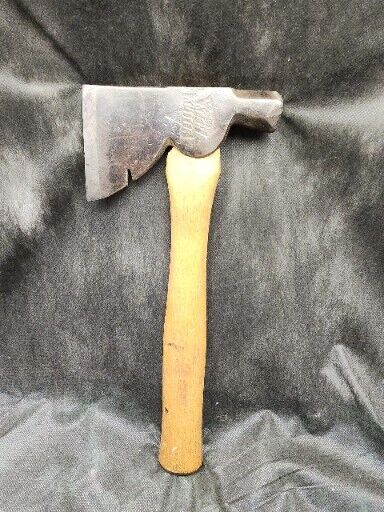KEEN KUTTER Hatchet Hammer Axe Wood Handle Embossed E.C. Simmons