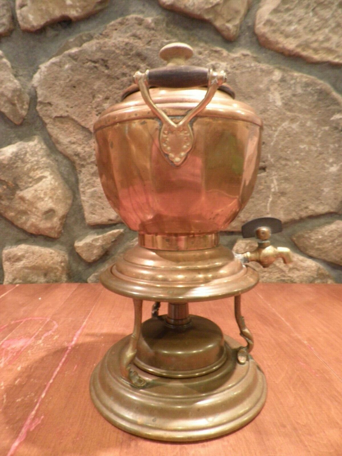 Vintage/Antique Jos. Heinrichs Copper Coffee/Tea Pot, Paris & New York