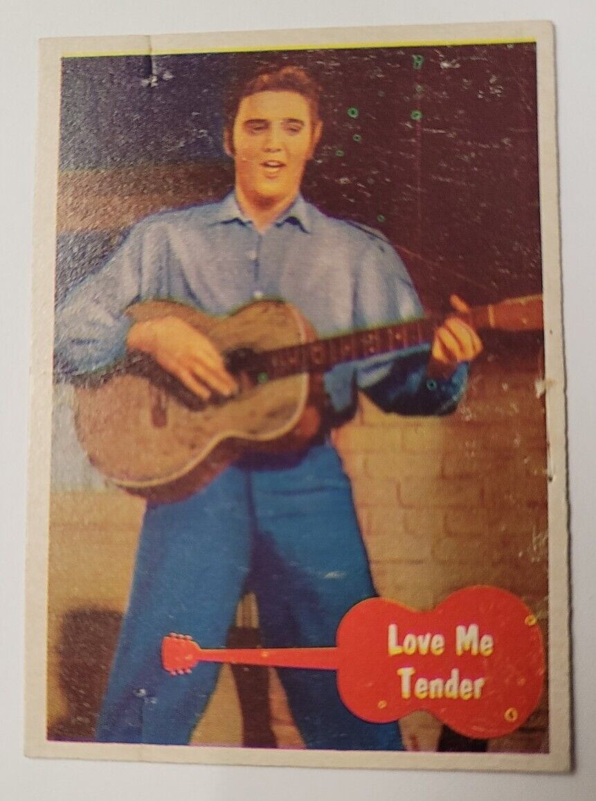 1956 Topps Elvis Presley Card # 4 Love Me Tender