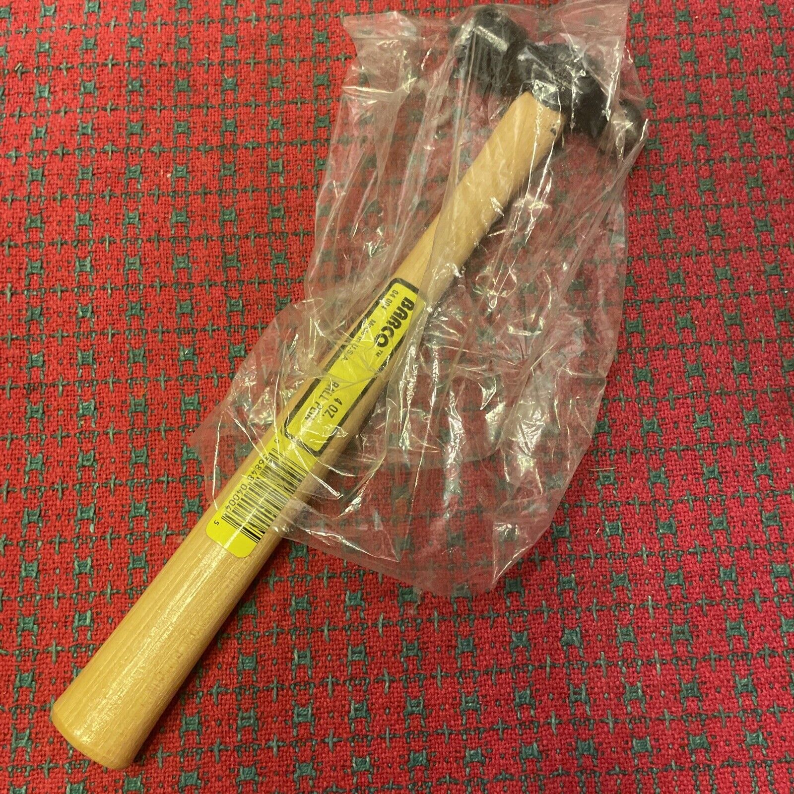 4oz Ball Peen Hammer Hickory Handle Made in the USA 🇺🇸 New NOS