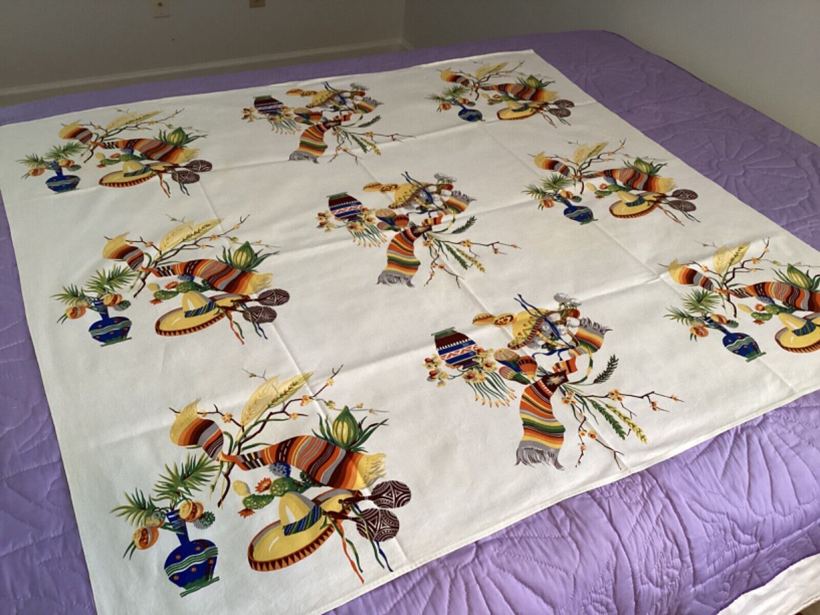 Vintage Tablecloth -Southwest Theme