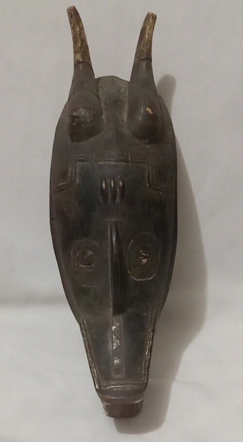 African GURO ZAMBLE Hand Carved Wood Mask